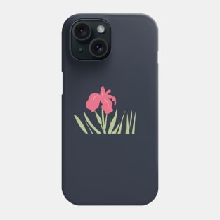 Pink Iris Summer Flower Wildflower Floral Phone Case