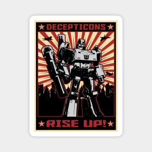 Transformers - GEN 1 - Megatron propaganda poster Magnet