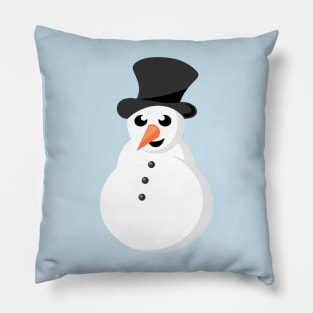 Cartoon snowman Pillow