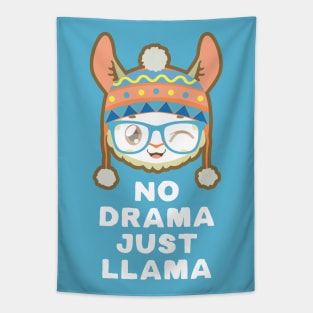 No Drama Llama Tapestry