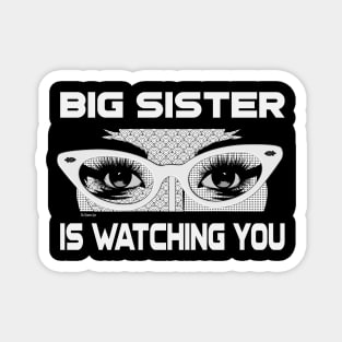 Big Sister is Watching You Comic Art Orwellian (vers 1) Magnet