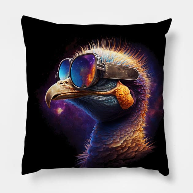 Dodo in space Pillow by myepicass