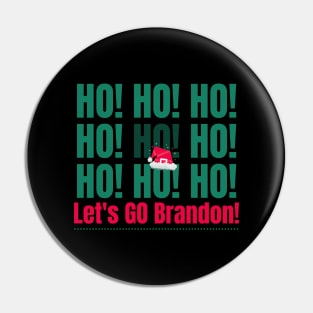 Let's Go Brandon Santa Claus Christmas Pin