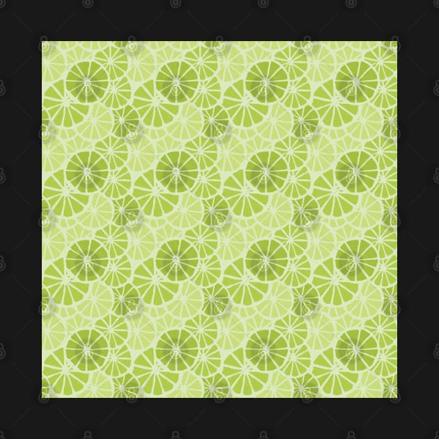 Citrus pattern in lime green by marina63