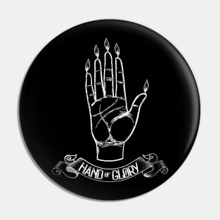 Hand Of Glory Design Pin