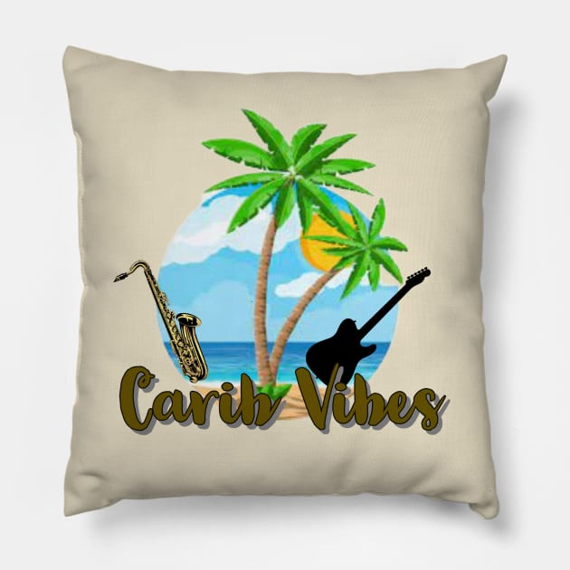 CARIB VIBES Pillow by Rockers Media