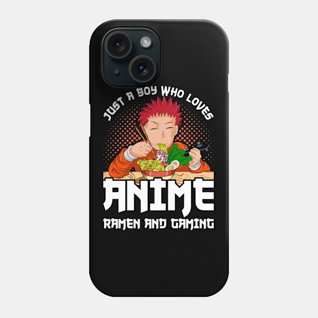 Gamer Otaku Boy Japanimation Anime Phone Case by shirtsyoulike