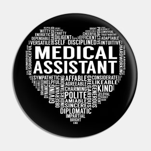 Medical Assistant Heart Pin