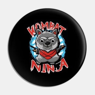 Old Wombat Ninja Pin