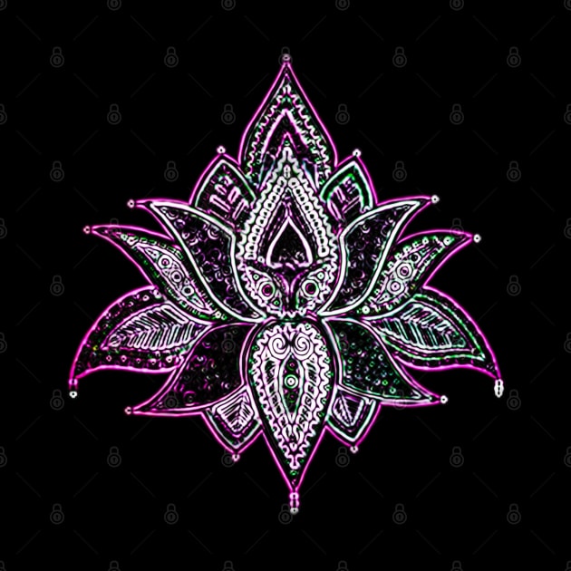 Lotus Neon by enchantingants