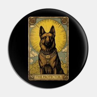 Tarot Card German Shepherd Dog Pin