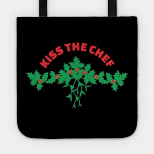 KISS THE CHEF - Mistletoe - Christmas Tote
