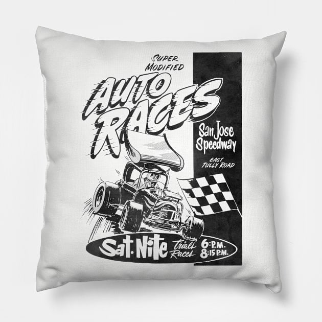 San Jose Pillow by retrorockit