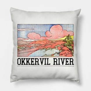 Okkervil River ∆ Original Retro Fan Design Pillow