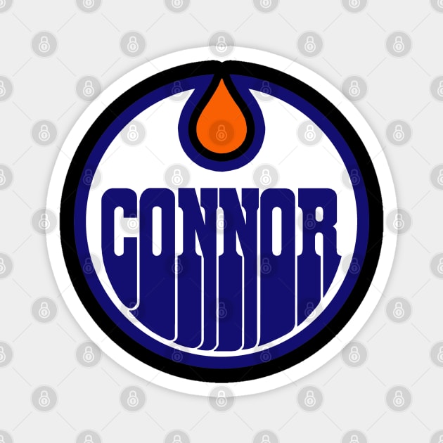 Connor McDavid, Oilers Hockey Magnet by FanSwagUnltd