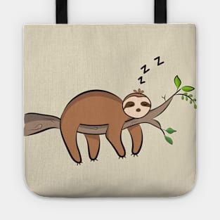 Sloth Sleeping Tote