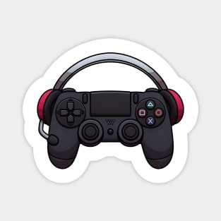 Video Game Controller With Headset Magnet