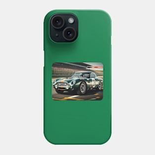 Vintage Race Day Aston Martin Phone Case