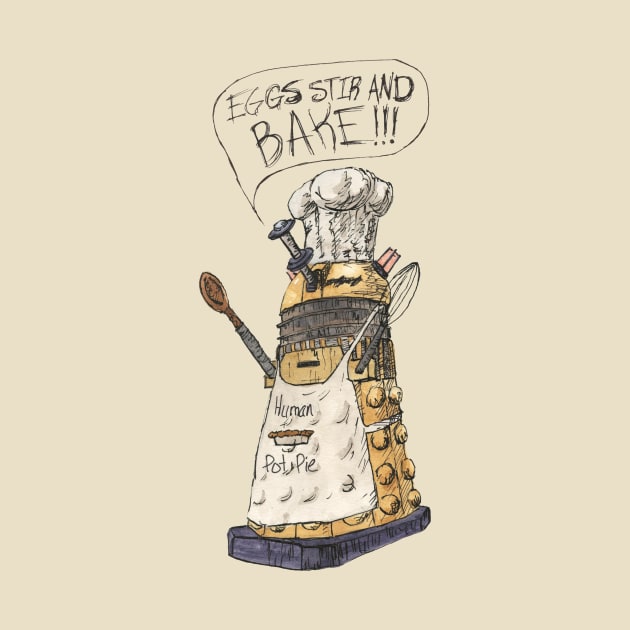 Dalek Chef by seangreenbergart