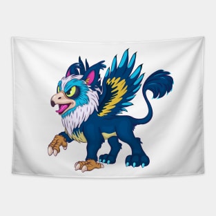 Fairy Cartoon Gryphon. Tapestry