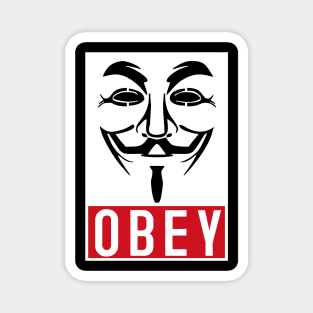 Anonymous Obey Magnet