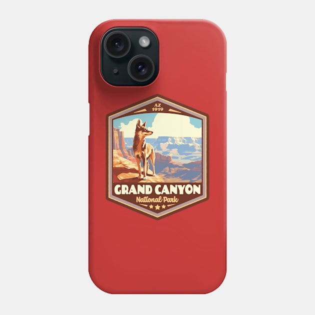 Grand Canyon  National Park Vintage WPA Style National Parks Art Phone Case by GIANTSTEPDESIGN