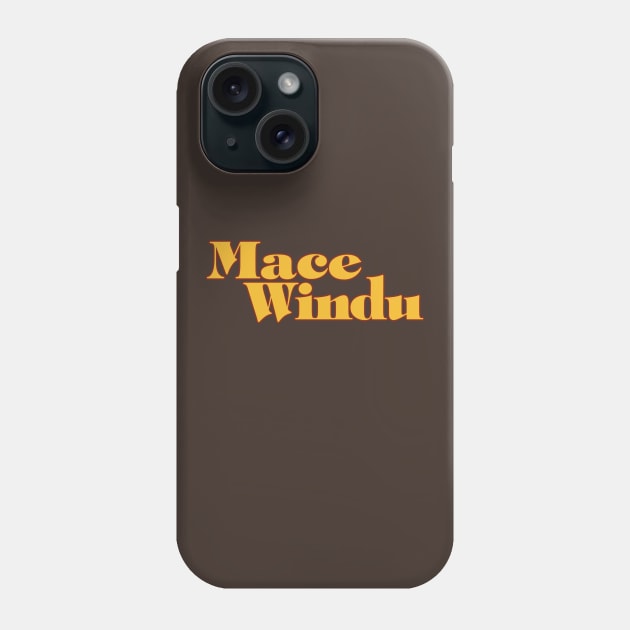 Mace Windu / Jackie Brown Mash Up Phone Case by My Geeky Tees - T-Shirt Designs