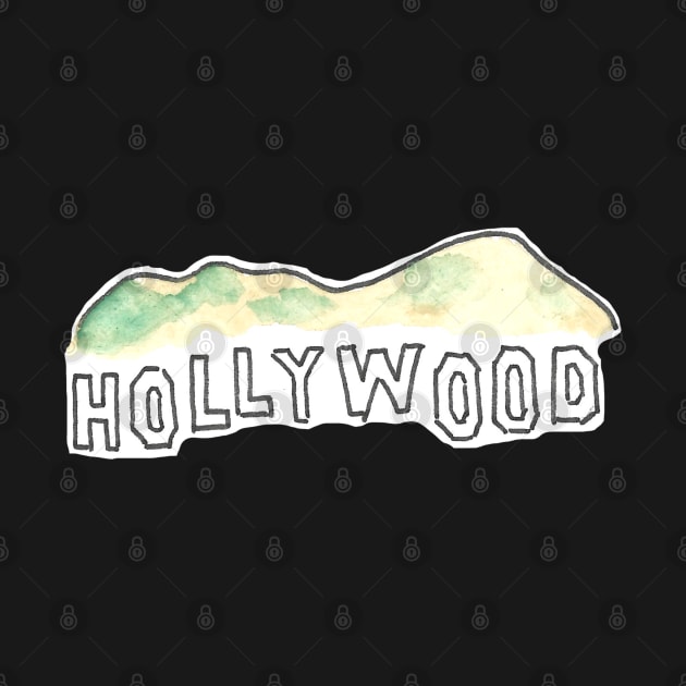 Los Angeles Icons: Hollywood Sign by buhloop.icons