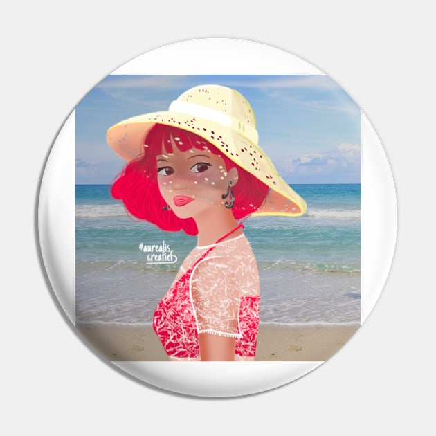 Beach Princess Pin by Aurealis