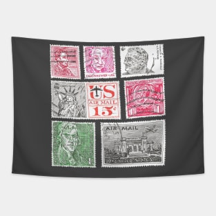 American Stamps Tapestry