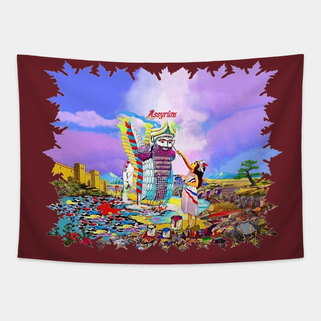 Assyrian new year Tapestry by doniainart