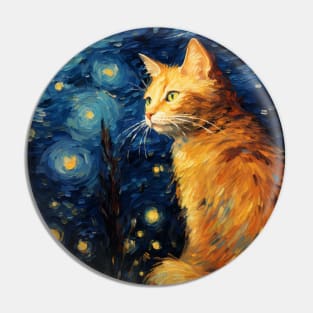 Van Gogh's cat Pin