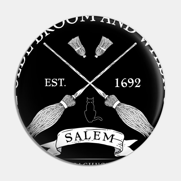 Salem Broom Company Pin by Vector Deluxe