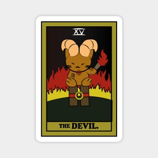 TAROT CARDS | THE DEVIL. | CAT Magnet