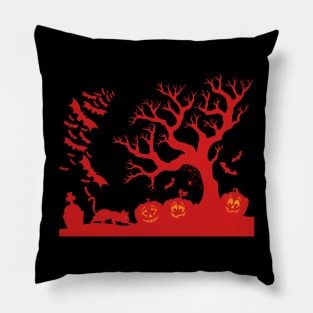 scary night Pillow