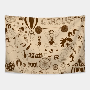 Circus Pattern Tapestry