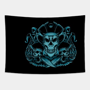 Pirates Blue Tapestry