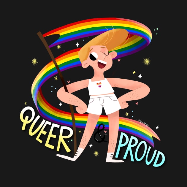 Queer & Proud - L heart by Gummy Illustrations