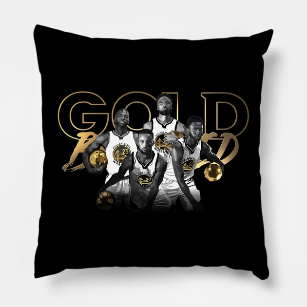 Gold Blooded GSW Pillow by awangwidyatama