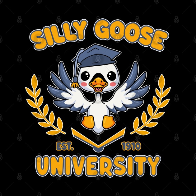 Cute Kawaii Goose - Silly Goose University by TwistedCharm