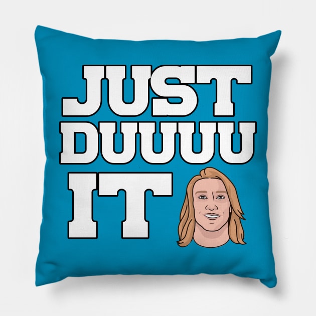 Just Du It Pillow by Table Smashing