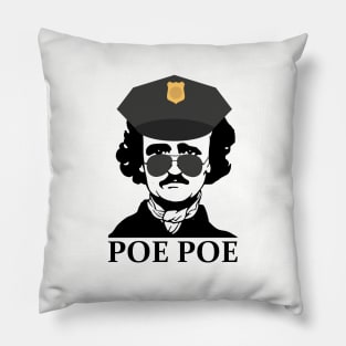 Poe Poe Police Funny Edgar Allan Poe Author Pillow