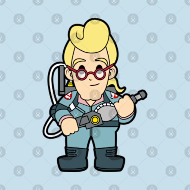 Egon Spengler Ghostbusters Chibi by mighty corps studio