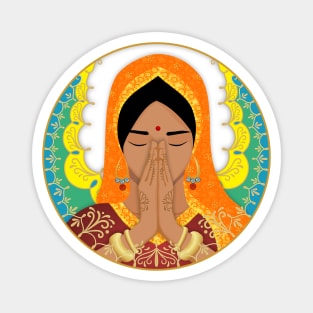 Mandala Namaste - Gratitude Magnet