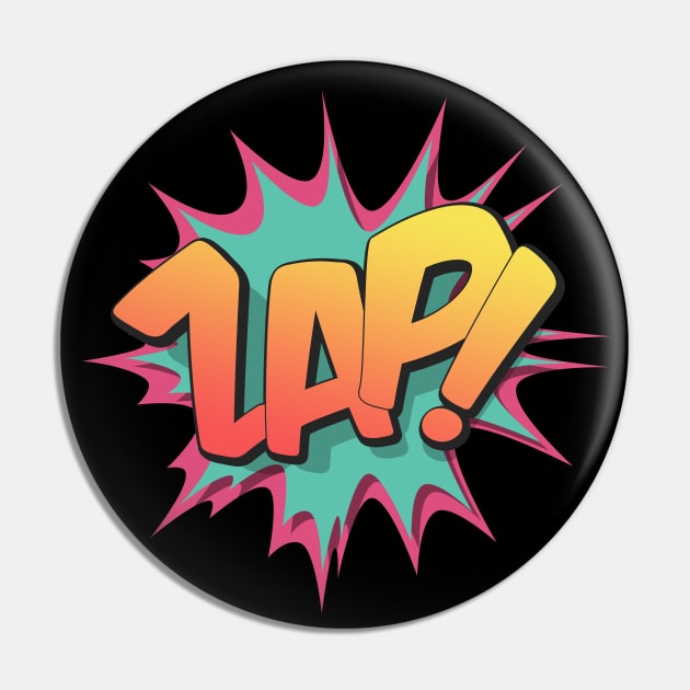 Zap! - Pop Art, Comic Book Style, Cartoon Text Burst. Pin by Brartzy