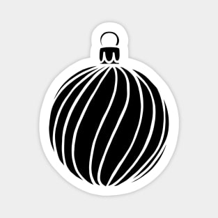 Simply Christmas Collection - Bauble - Alternative Xmas Colours Magnet