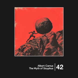 The Myth of Sisyphus - Minimal Style Graphic Artwork T-Shirt