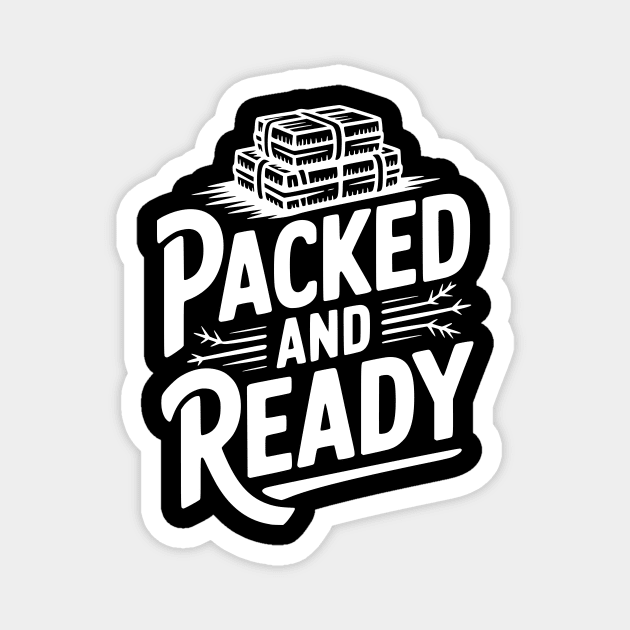 Packed and Ready Magnet by Frank Ring