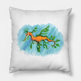 Leafy Seadragon Pillow