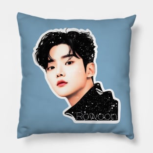 Rowoon SF9 로운 - snow sticker - fan art Pillow